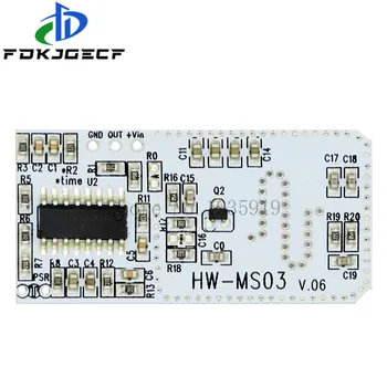 

High Performance Motion Sensor Module Radar Motion Sensor HW-MS03 2.4GHz to 5.8GHz Microwave Radar Sensor Module for Arduino