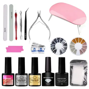 

Nail Set UV LED Lamp Dryer Nail Gel Polish Kit Soak Off Manicure Tools Set Electric Nail Drill For Nail Tools