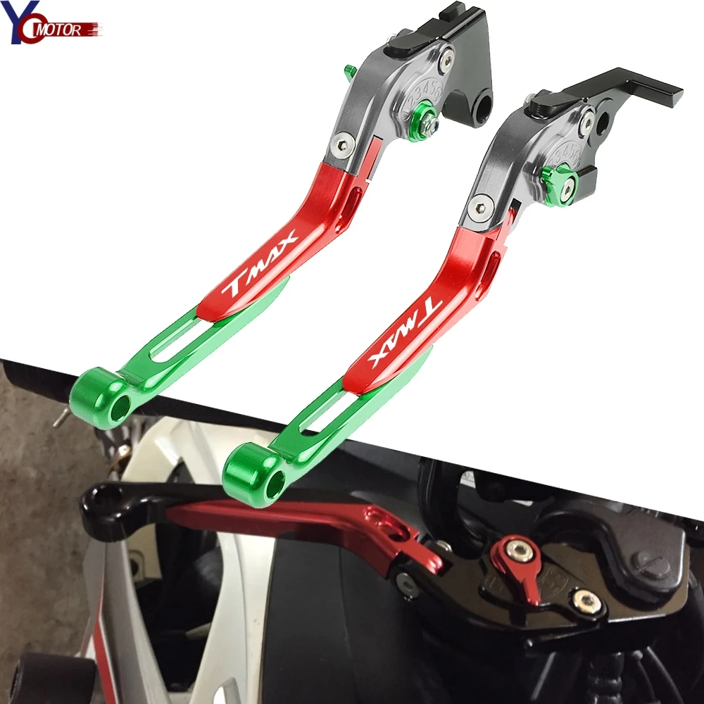 Для Yamaha TMAX 500 530 2001 2002 2003-2007 Регулируемые тормозные рычаги сцепления для гоночных мотоциклов аксессуары для мотоциклов