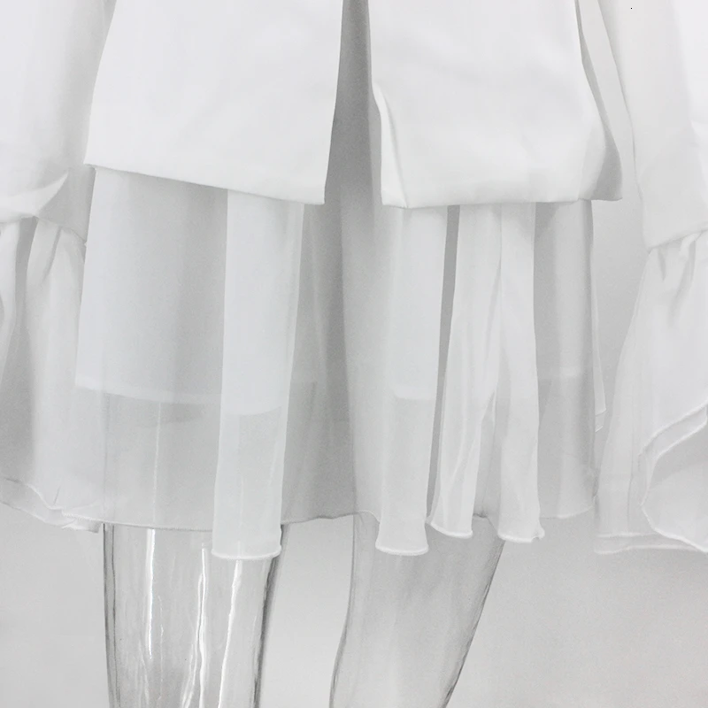 Dressmecb осенний маленький костюм комплект из 2 предметов Женский с глубоким v