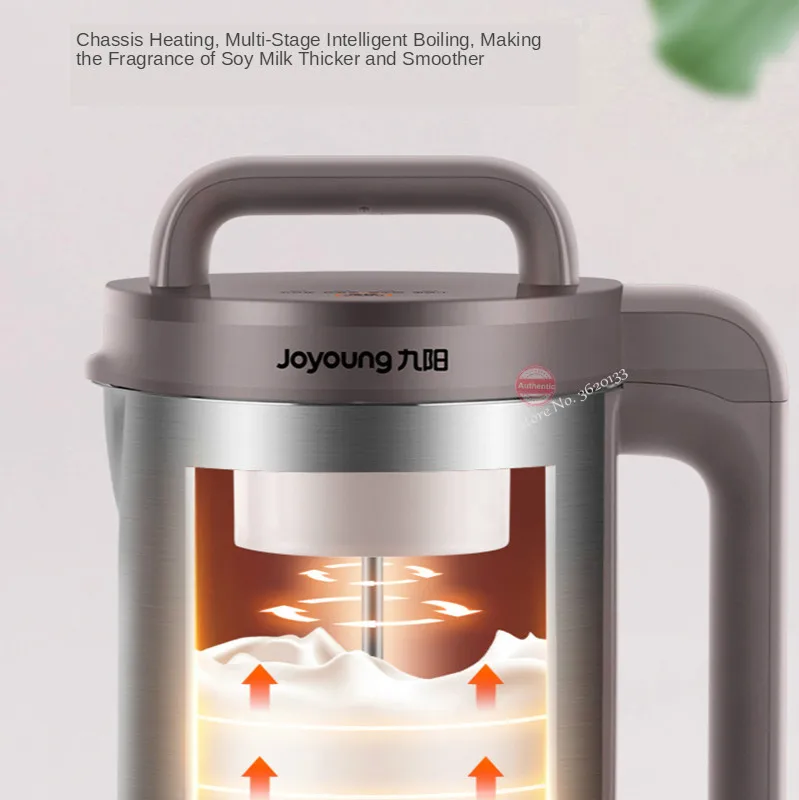New Automatic Soybean milk machine Soymilk maker multifunctional blenders electric Stainless steel body Easy clean no net 1.2L