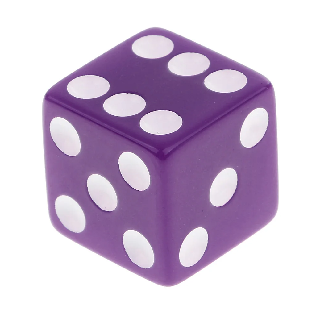 Set/10pcs Six Sided D6 Digital Dice Party Gaming Dice D&D RPG Board Game Parties Board Game Dices Polyhedral Dices