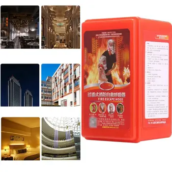 

Full Face Cover Anti Gas Anti-toxic Odor Formaldehyde Filtered Breathing Protection Shield Gear Firefighter Equipment