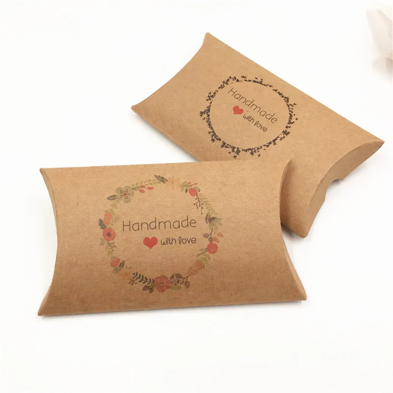 

Creative Colorful cardboard Pillow Design Candy Gift Box Favor Small Gifts Packing Box For Necklace/Earring/Toys/Suagr