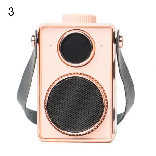 Pink 3 3 размера беспроводная Bluetooth 4,0 колонка настольная умная колонка креативная-мини уличная Удобная Подарочная колонка - Цвет: Pink 3