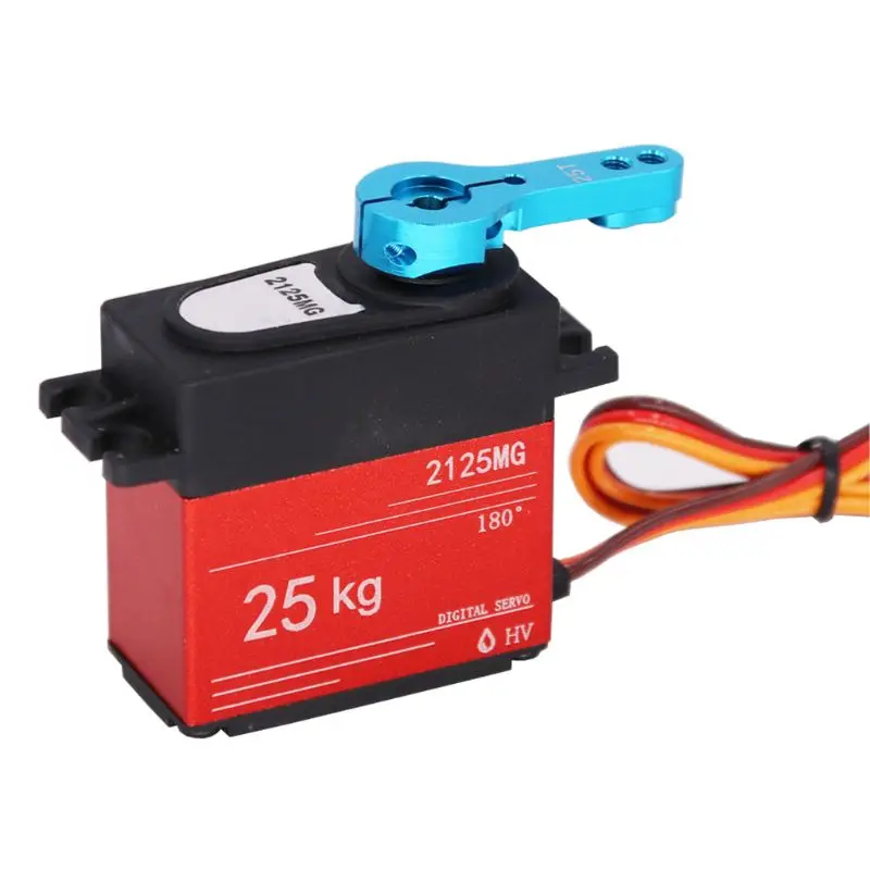 

25 KG Metal Gear Servo for Drone Remote Control Car Robot Waterproof Digital Servo Steering Motor