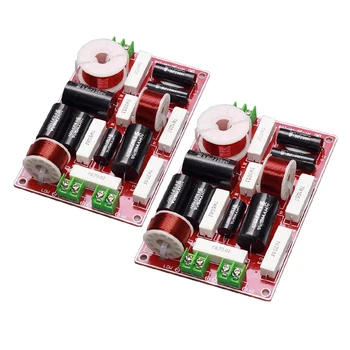

2PCS 2 Way 250W Speaker Treble 3200Hz Bass Frequency Divider Home Theater Hifi Stereo DIY Audio Crossover Filters