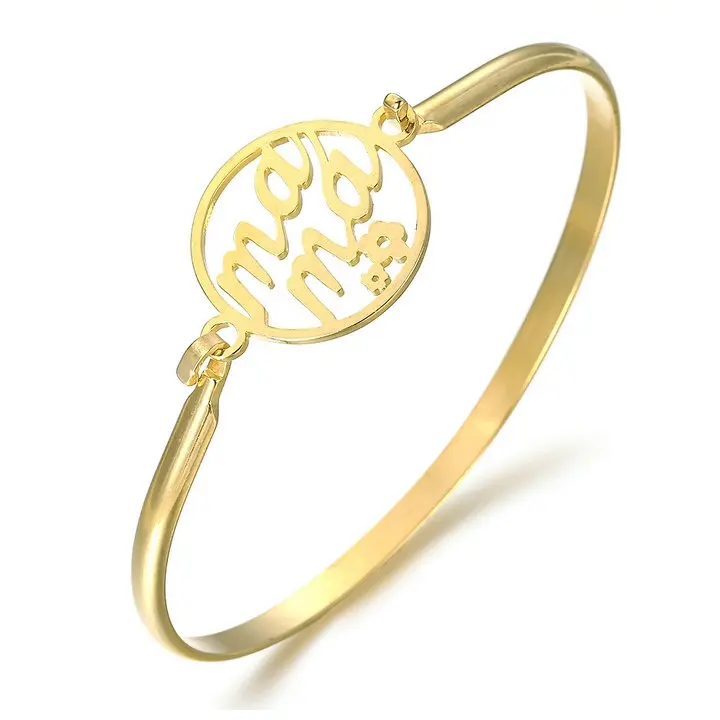 Bangle bracelet 1 Браслет из нержавеющей стали Бесконечная любовь браслет счастливый Дружба Браслеты с «любовь навсегда» сердце кулон браслеты с подвесками - Окраска металла: Bangle bracelet 1