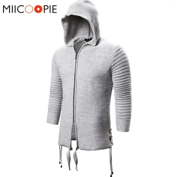 

Pullover Men Zipper Pull Homme 2019 Brand Autumn Winter Cashmere Wool Hooded Pullover Sweaters Dewss Cardigan Men Jersey Hombre