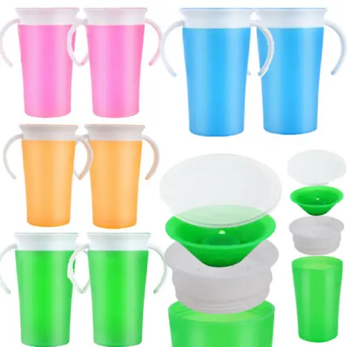 Munchkin Miracle Children Students Training 360 Degree Drink Prevent Leaking Cup