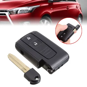 

Mayitr 1pc 2 Buttons Car Remote Control Case Shell With Key Blade Replacement Fit for Toyota Prius