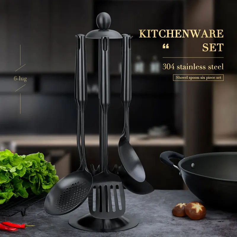 Set Di 2 Spatole In Acciaio Inossidabile 304 Per Wok – Utensili Da Cucina Professionali, Antiruggine, Lavabili In Lavastoviglie - 2