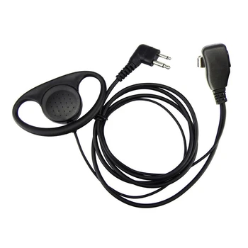 

2 Pin Advanced D Shape Clip-Ear Ptt Headset Earpiece Mic For Motorola 2 Way Radios GP88S GP300 GP68 GP2000 GP88 GP3188 CP040 CP1