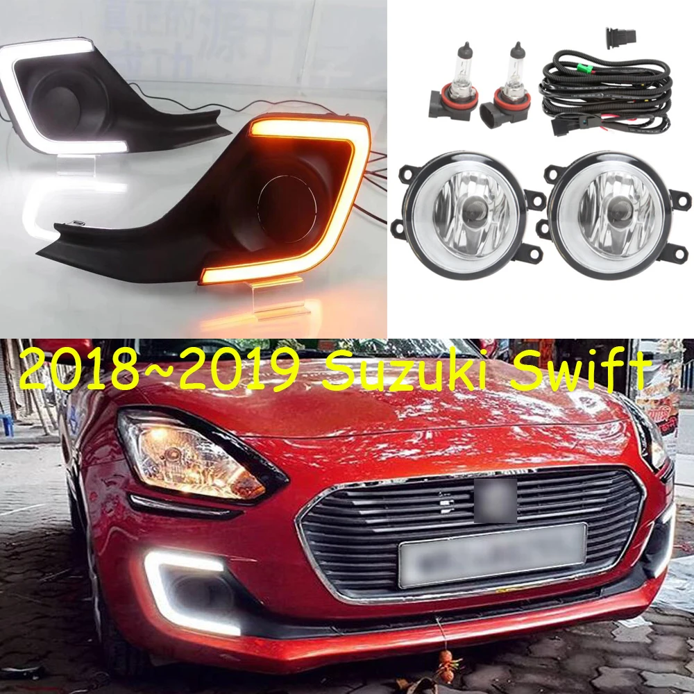 Год для Suzuki Swift дневной свет Автомобильные аксессуары светодиодный DRL фары для Swift противотуманные фары