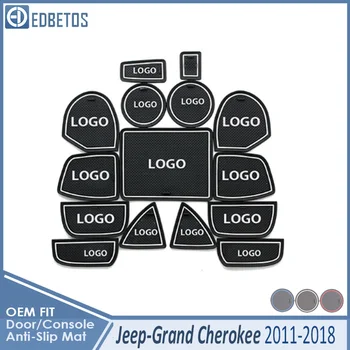 

Anti-Slip Mat For Jeep Grand Cherokee WK2 2011 2012 2013 2014 2015 2016 2017 2018 Accessories Gate Slot Coaster Anti-Dirty Door