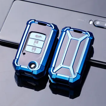 

Car Key Fob Pocket Cover Case For Honda Civic CR-V HR-V Accord Jade Crider Odyssey 2015- 2018 Remote Protector carbon fibe