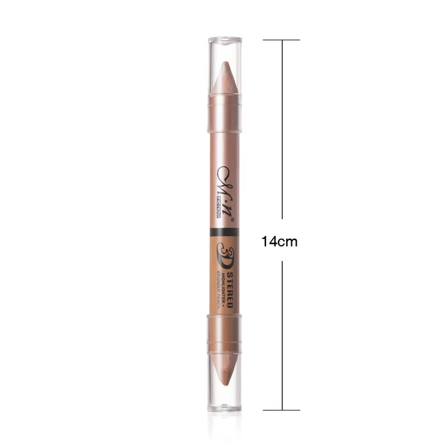 Double Headed Concealer Pen Facial Contour Repair Delicate Volume Full Coverage Waterproof Cosmetics