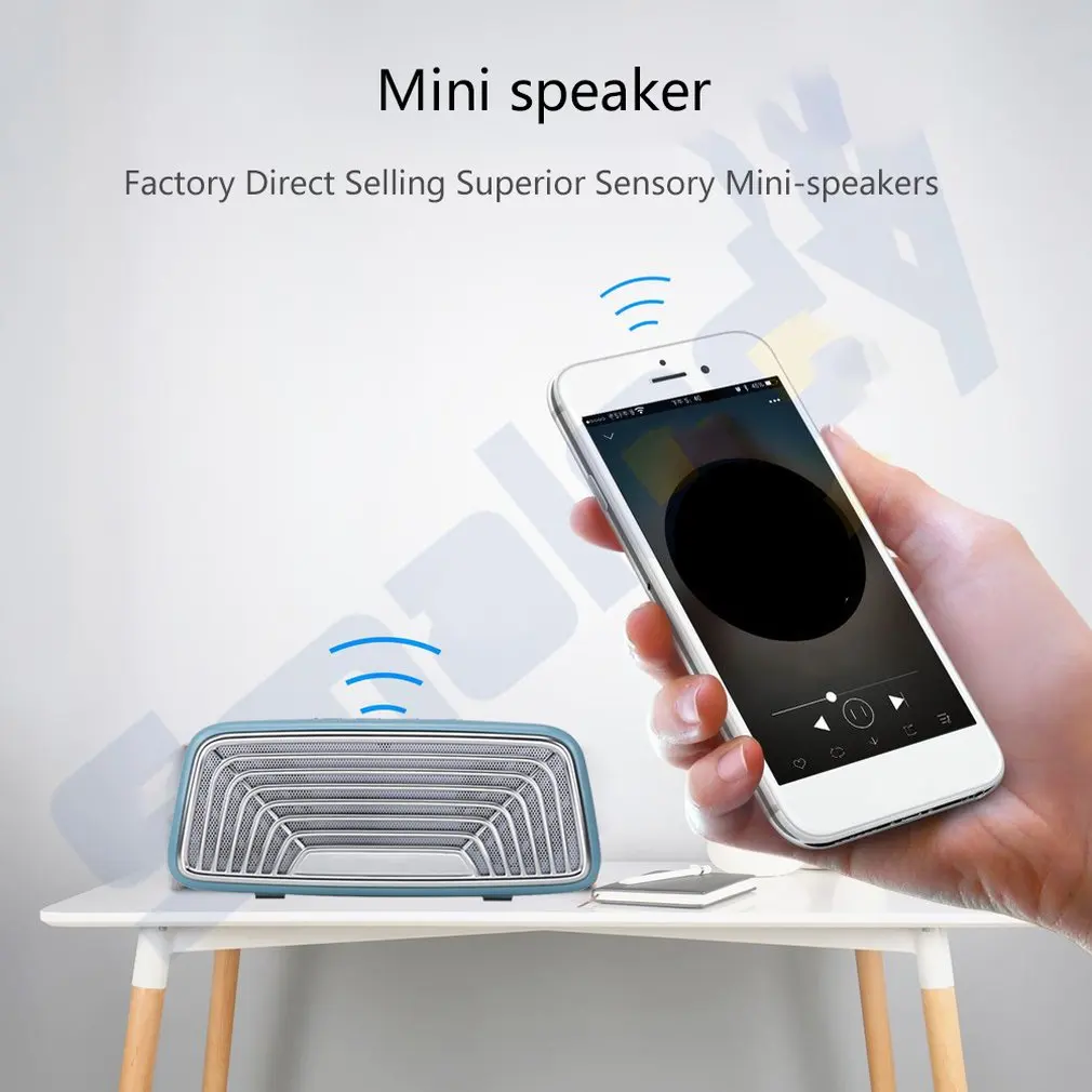 

Itk 302 Creative Portable Private Mode Mini Speaker Card Speaker Stereo Retro Subwoofer Sports Speaker