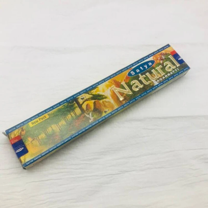 Индийский Satya Nag Champa сандаловое дерево линия аромат очищающий воздух медитация спальня Anshen 12g E