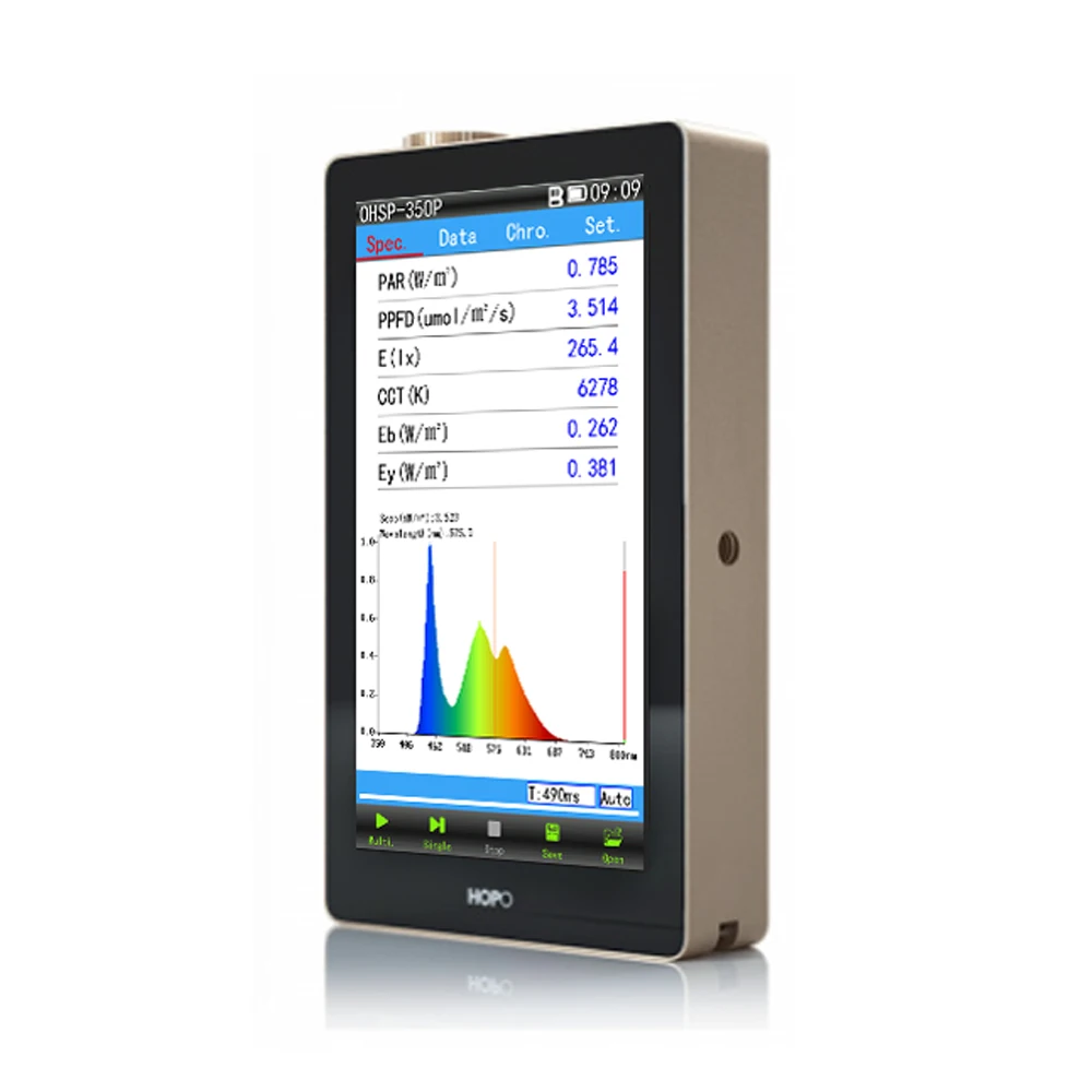 Spectrum Color Illuminance Meter Illuminance Color Temperature