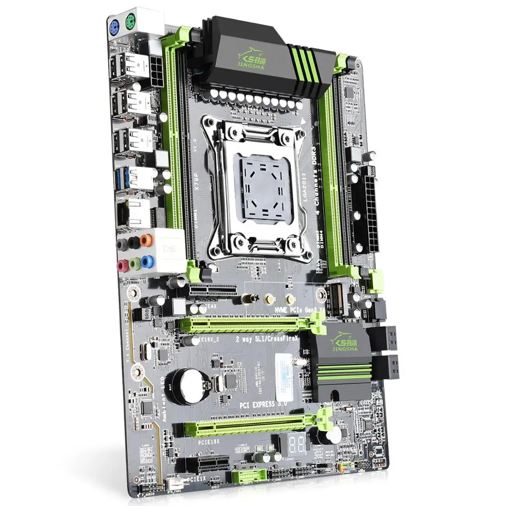 Материнская плата X79 P LGA 2011 Combo w/ E5 2650 v2 CPU 4 канальная 32 гб = 4X8 DDR3 озу 1600 мгц ECC REG
