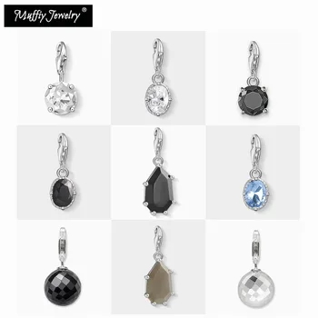 

Black Stone Extraordinary Charm,Trendy Gift In 925 Sterling Silver Fit Bracelet,Europe Style Club Good Jewelry For Men & Women