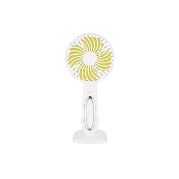 

Creative Personality Handheld Silent Fan Mini Usb Large Air Volume Small Fan With Night Light Summer Portable Small Fan