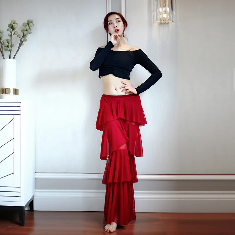 2 pieces top pants Танец живота Восточный живот baladi индийские восточные дезерты волосы качели танцевальные костюмы браллет и юбка на поясе платье комплект одежды - Цвет: 2 pieces top pants
