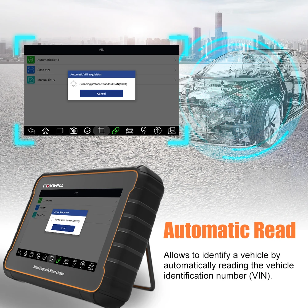 Автомобильный диагностический сканер Foxwell GT60 OBD2 устройство для чтения кодов DPF BMS