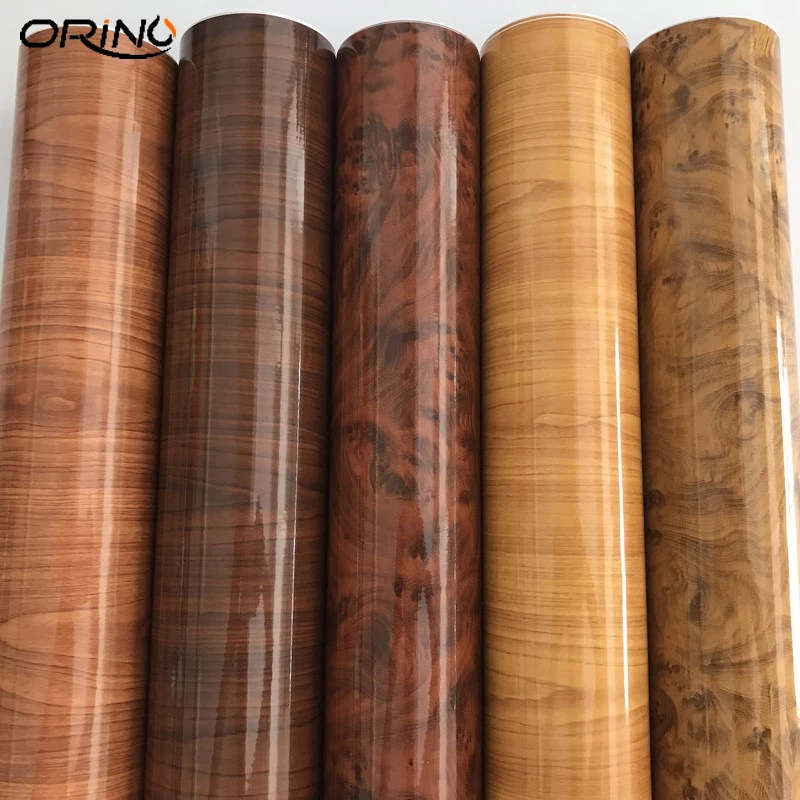 Wood Gloss Wrap Film Sticker