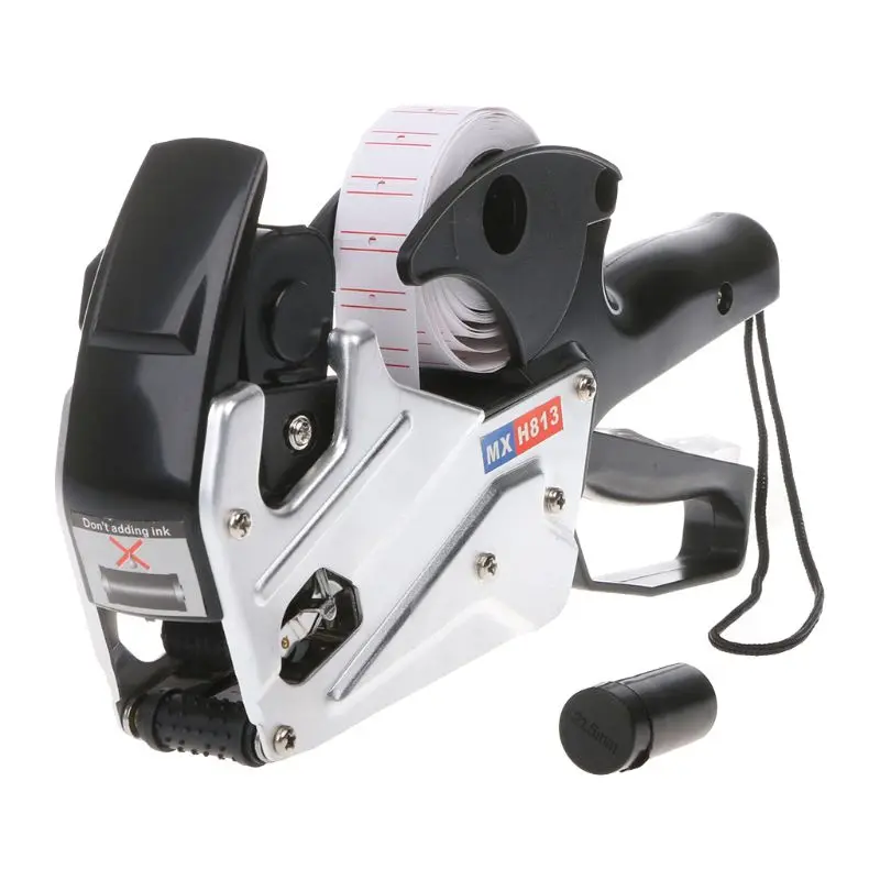 5pcs Universal Price Label Tag Maker Labeller MX-H813 Coding Machine Ink Wheel Roller Black Marking machine ink wheel stickers afbeelding