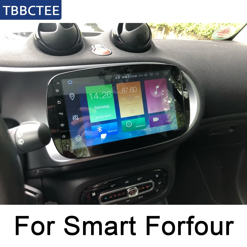 For Smart Forfour 2014~2019 Car multimedia Android Autoradio Car Radio GPS player Bluetooth WiFi Mirror link Navi WIFI HD Screen