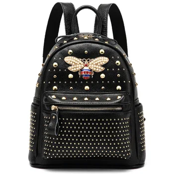 

Backpack women Large capacity Real Leather school bag 2020 New backpack purse High quality mini backpack Bookbag Travel Backpack