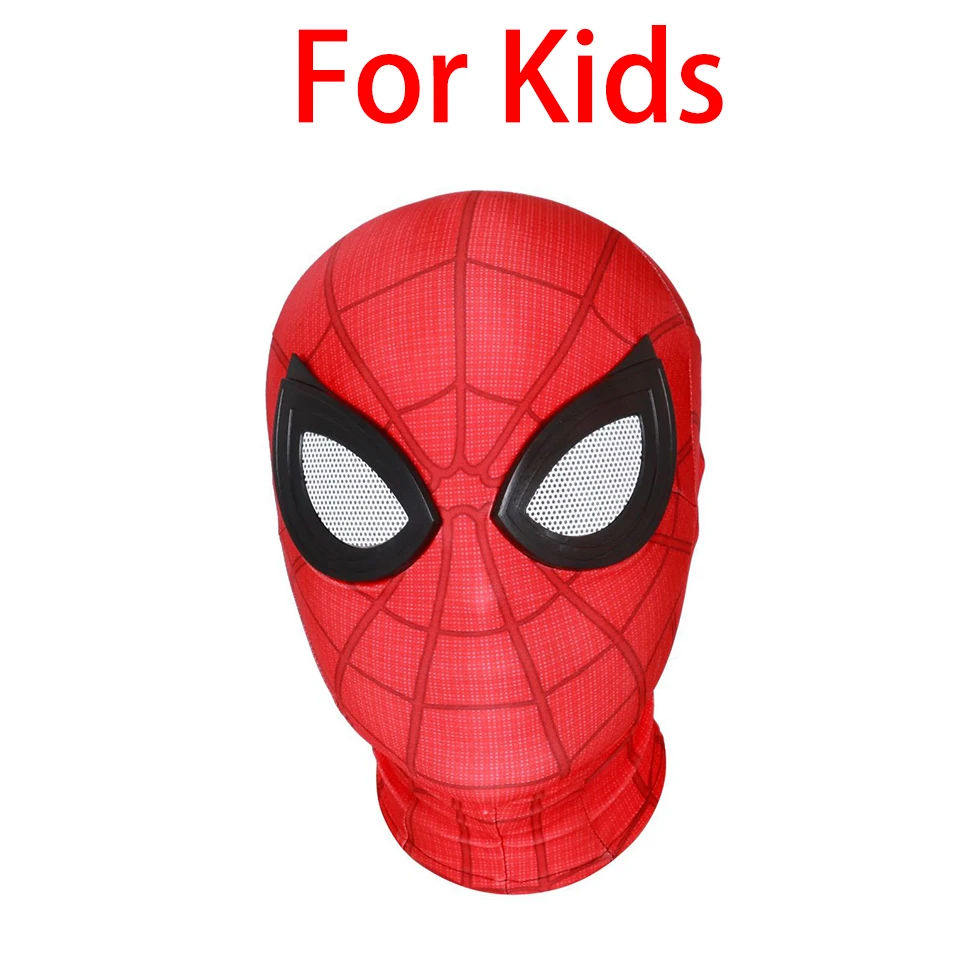 C02-Kids 3D Raimi Человек-паук/вдали от дома/в стих-паук/маски Мстители Железный человек-паук косплей костюмы маска супергероя Хэллоуин - Цвет: C02-Kids