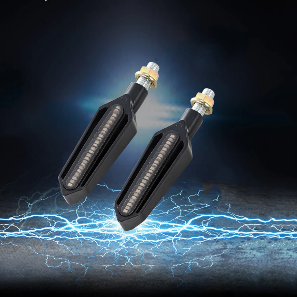 3000K 12V мотоцикл дневной ходовой 24LED указатель поворота светильник QMW-HYC24LED