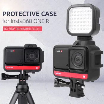 

Insta360 ONE R Protective Case Frame Panoramic Wide Angle Shell 4k Leica Cold Boot Mount Vlog Cage Border Camera Accessories