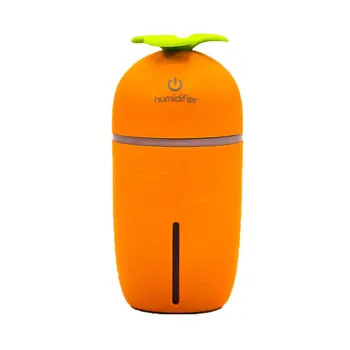 

Lovely Carrot Humidifier Mini Portable Usb Air Humidifier LED Light Diffuser 3 Colors For Home Car Office