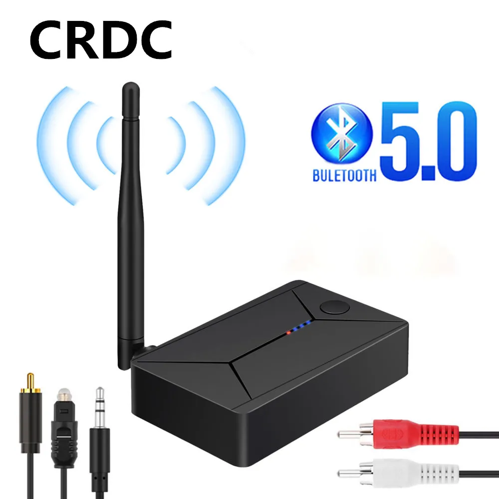 Bluetooth 5 0 аудио передатчик 3 мм AUX разъем RCA USB коаксиальный Оптический стерео