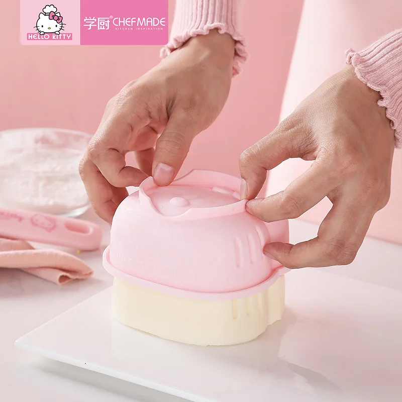 CHEFMADE hello kitty Кухня 4 дюймов/6 дюймов торт силиконовые формы блистер пудинг ураган мусс на пару выпечки помадные формы