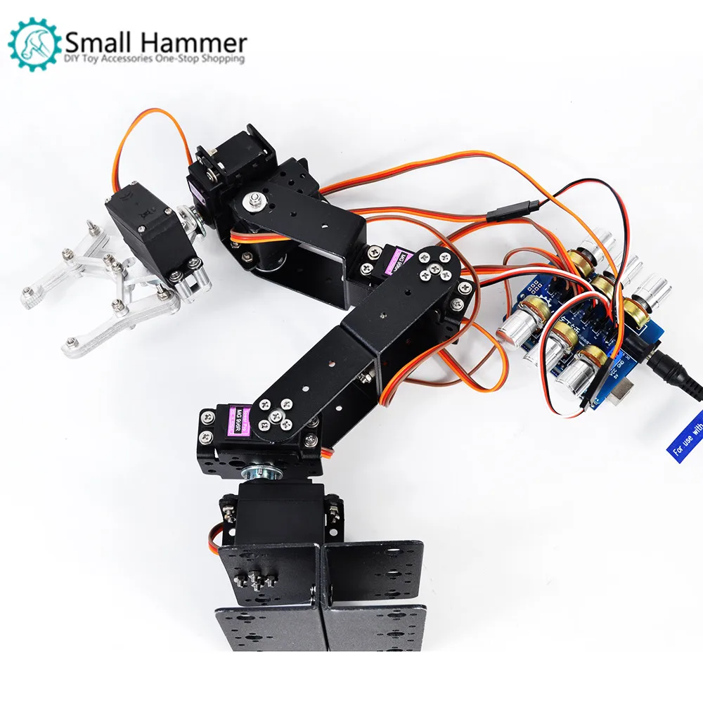 6DOF рука робота arduino набор потенциометра Ручка управления mg996 сервопривод