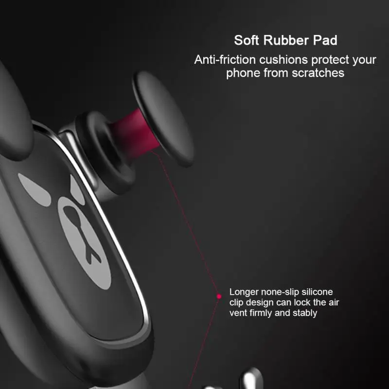 Универсальный автомобильный держатель для iPhone 8X7 P Gravity Reaction Air Vent держатель подставка для мобильного телефона для samsung S9 S8 Xiaomi1