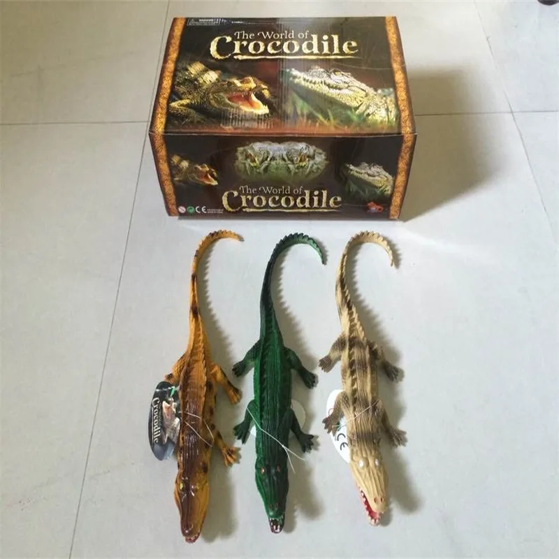 

Plastic Simulated Crocodile Model Children Early Childhood Cognitive Product Crocodile Model Educational Animal Model Toy