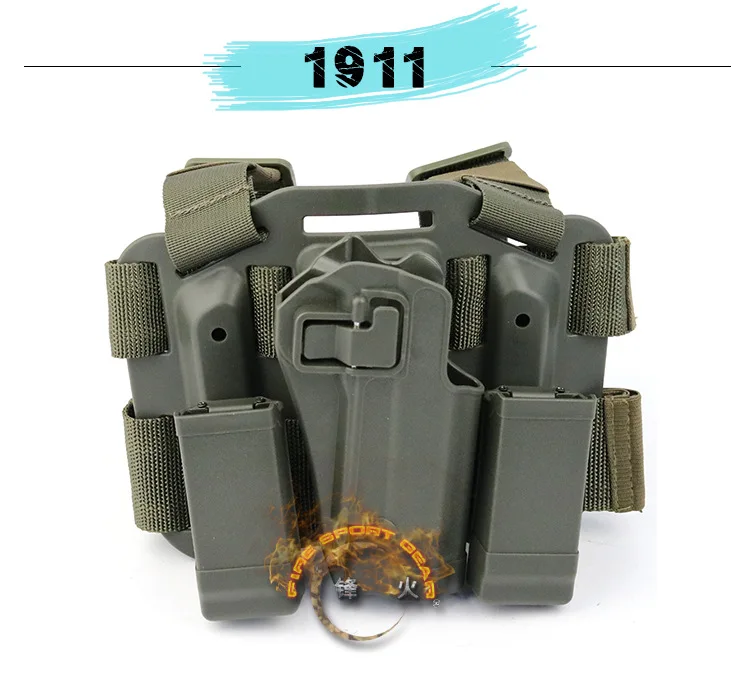 Открытый тактический 1911 кобура M92 жесткий пластиковый ножной рукав G17 кобура быстрого набора