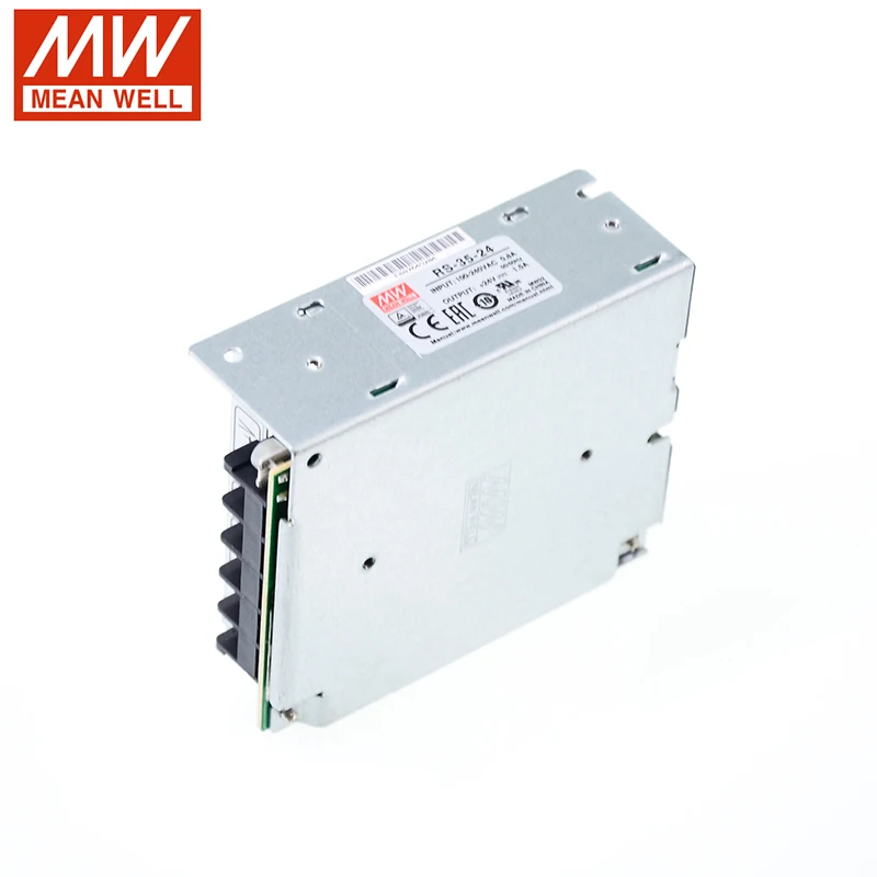 [Семь Неоновые] бренд MEAN WELL представляет RS-35 3,3 V 5V 12V 15V 24V 48V 35W высокое Мощность высокая эффективность один Выход переключение Питание