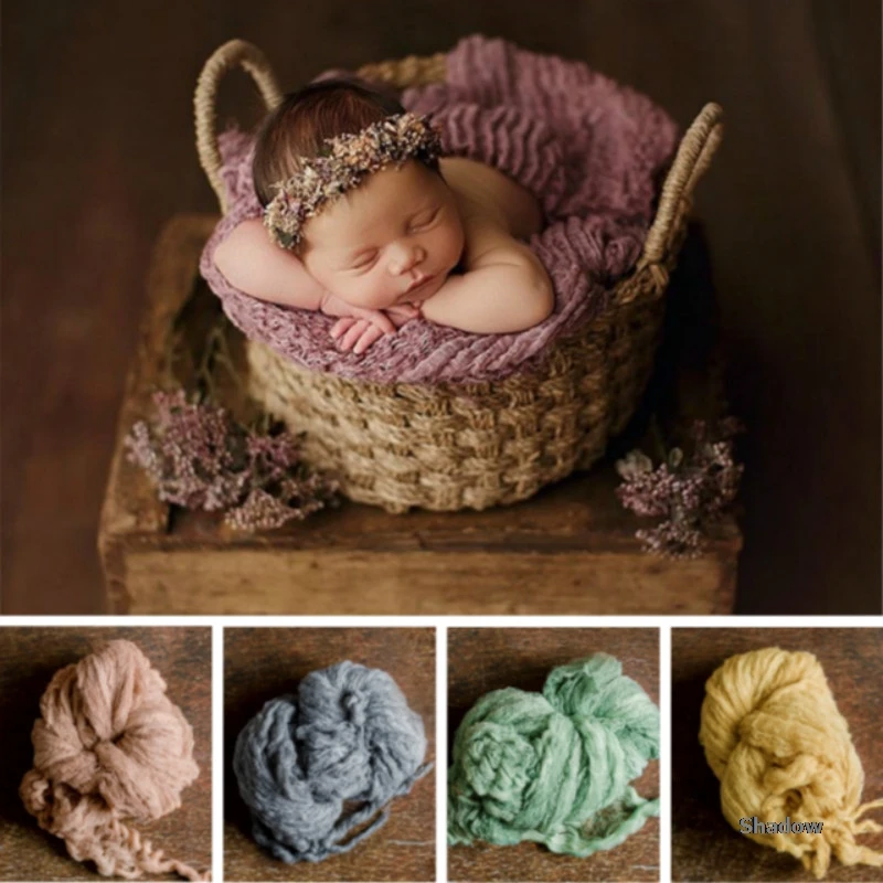 Newborn Phootgraphy Props Baby Photo Blanket Baby Wraps Baby Photo Container Cloth Liner Infant Shoot Accessory Props Decoration