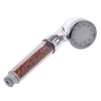 

LED Anion Shower SPA Shower Head Pressurized Water - Saving Temperature Control Colorful Handheld Big Rain Shower