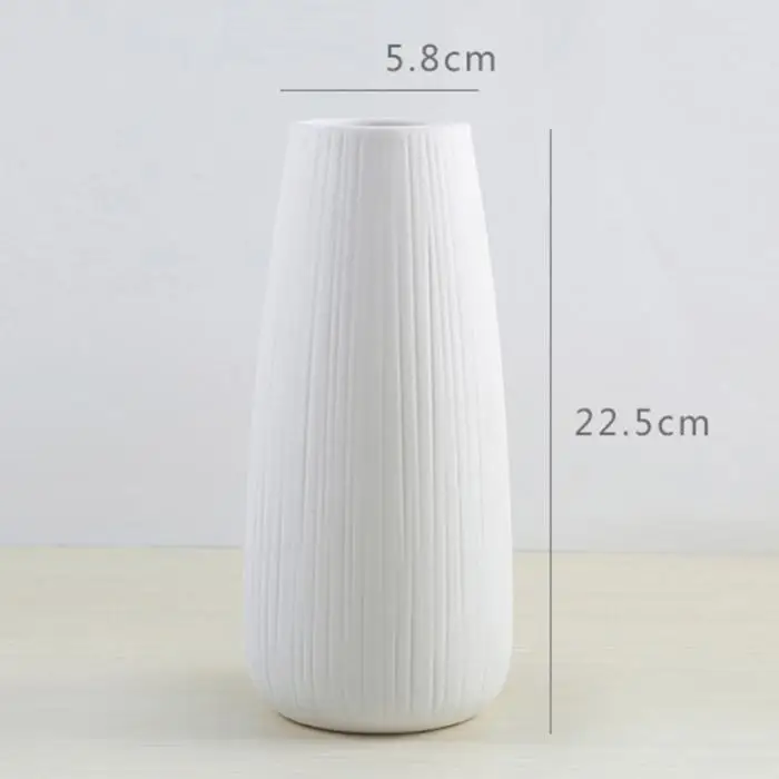 Новая европейская простая белая керамическая ваза, скандинавские домашние Цветочные вставки, Современные Простые вазы, Креативные украшения для гостиной