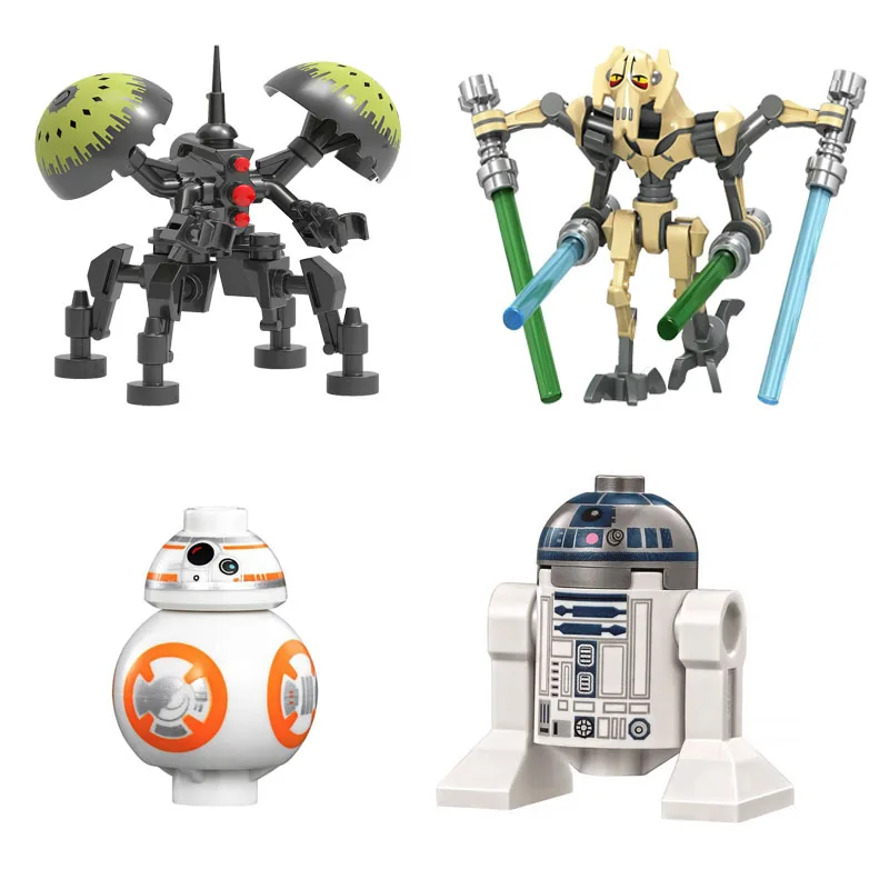 The Imperial Buzz Droid Battle General Robot Grievous BB-8 R2D2 Model Blocks Construction Building Brick Toys For Children | Игрушки и