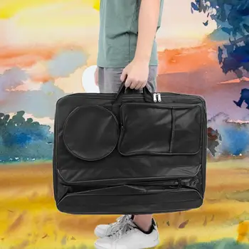 

Game bag Multi-function Large 4K 1200D Fabric Waterproof Art Supplies Bag Travel Sketching Bag game case Drawing board Bag