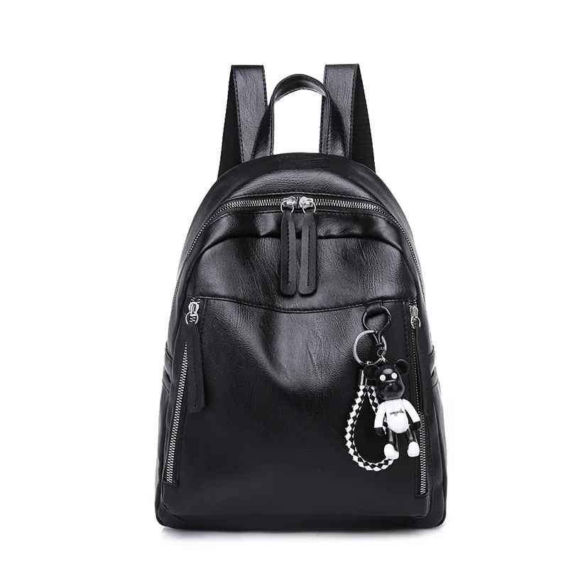 

Summer New Style Shoulder WOMEN'S Bag Korean-style-Style Soft Leather Bear Pendant Single-shoulder Bag Manufacturers Direct Sell